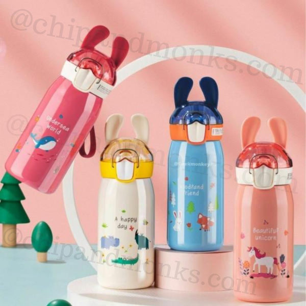 Kids Thermos Water Cup Durable Cartoon Water Bottle With 316 Stainless  Steel Liner Corrosion Kids Water Bottle For Boys Girls Children show 