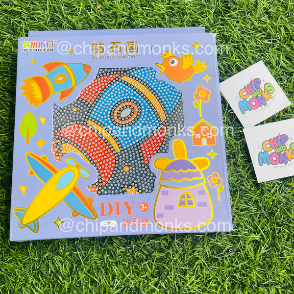 DIY 5D Rocket Diamond Painting Kits