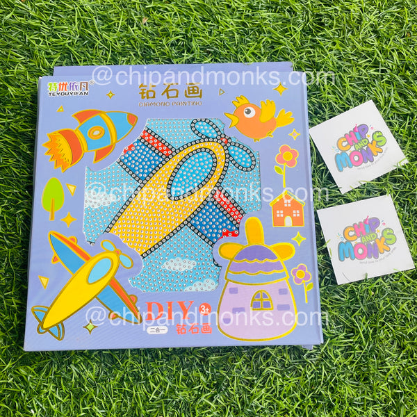 DIY 5D Aeroplane Diamond Painting Kits