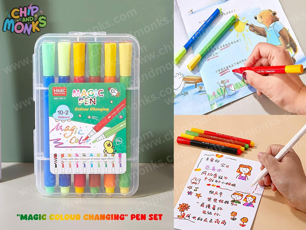 Magic Color Changing Pen - 12 pc set