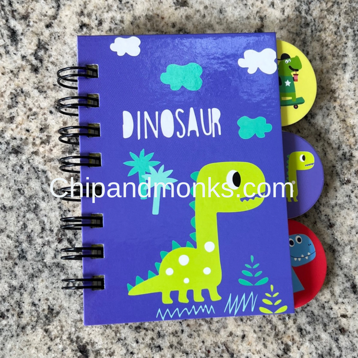 Dinosaur Spiral Diary A6 