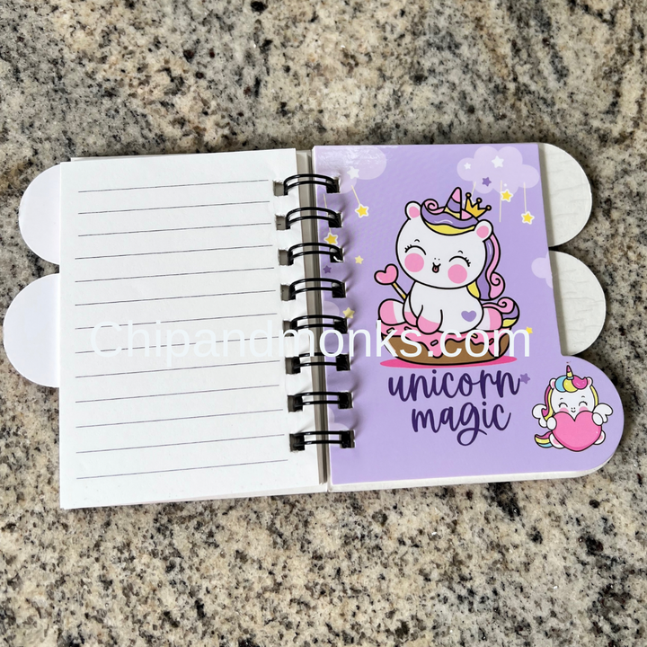 Unicorn Spiral Diary A6