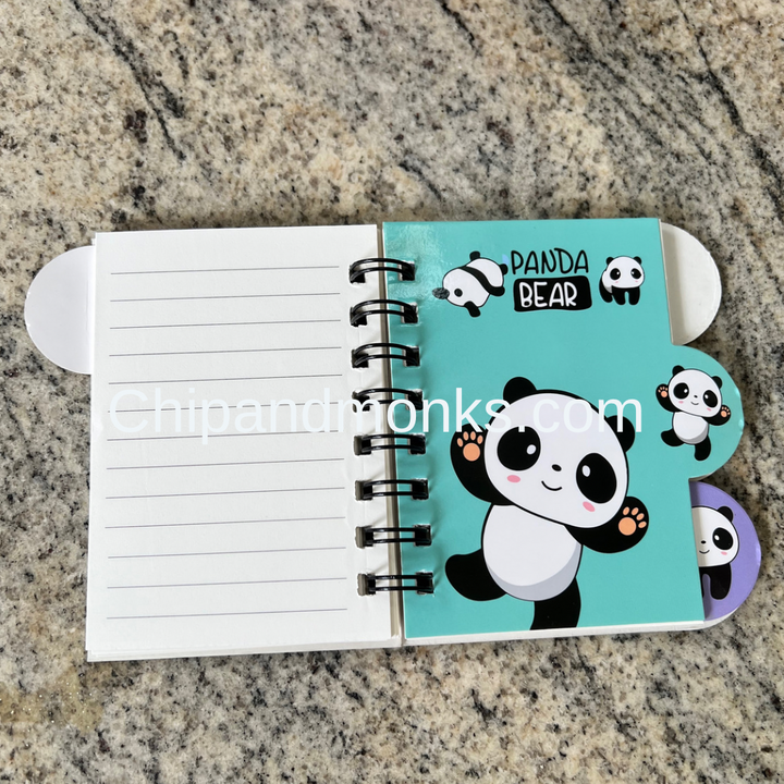 Panda Spiral Diary A6