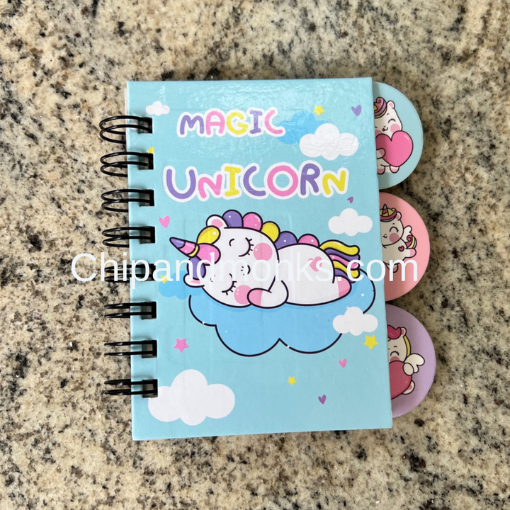 Unicorn Spiral Diary A6