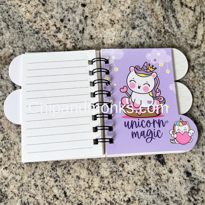 Unicorn Spiral Diary A6