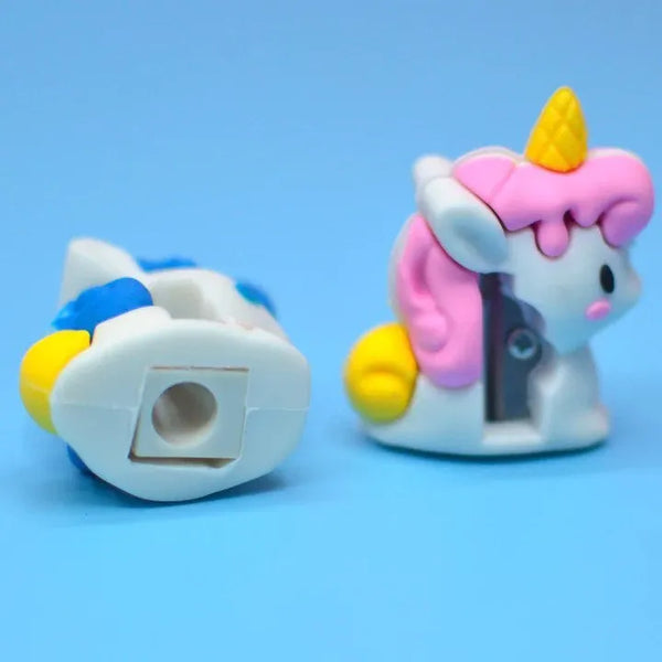 Unicorn Shape Sharpeners and erasers (Each)