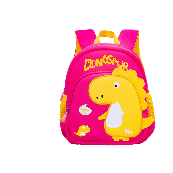 Pink yellow Dinosaur bags