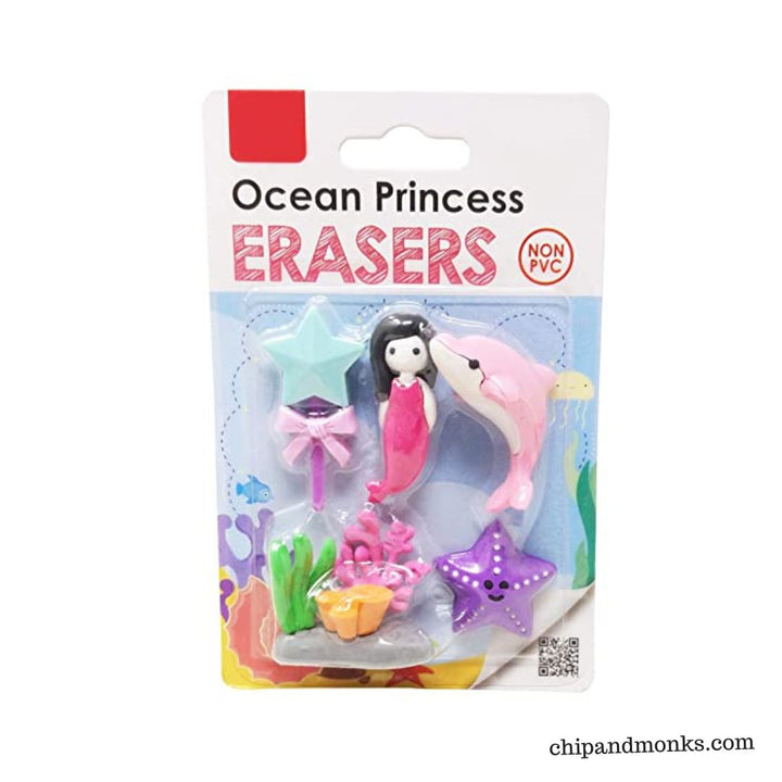 Mermaid Eraser Set