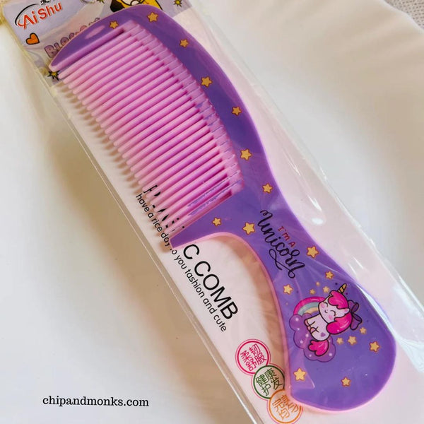 Unicorn hair comb