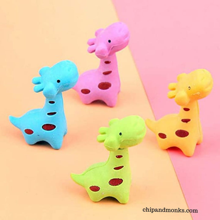 Giraffe Erasers