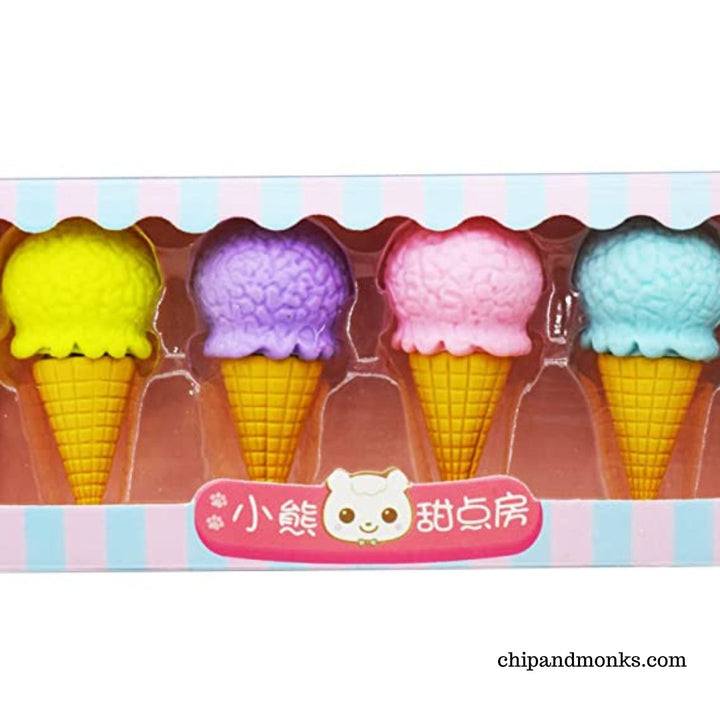 Ice cream Erasers