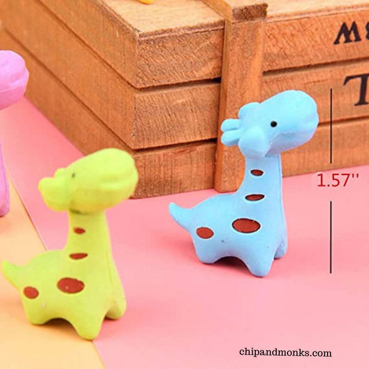 Giraffe Erasers