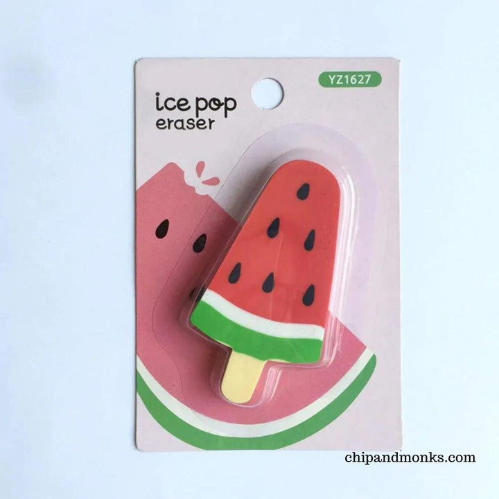 Ice Pop Fruit Eraser