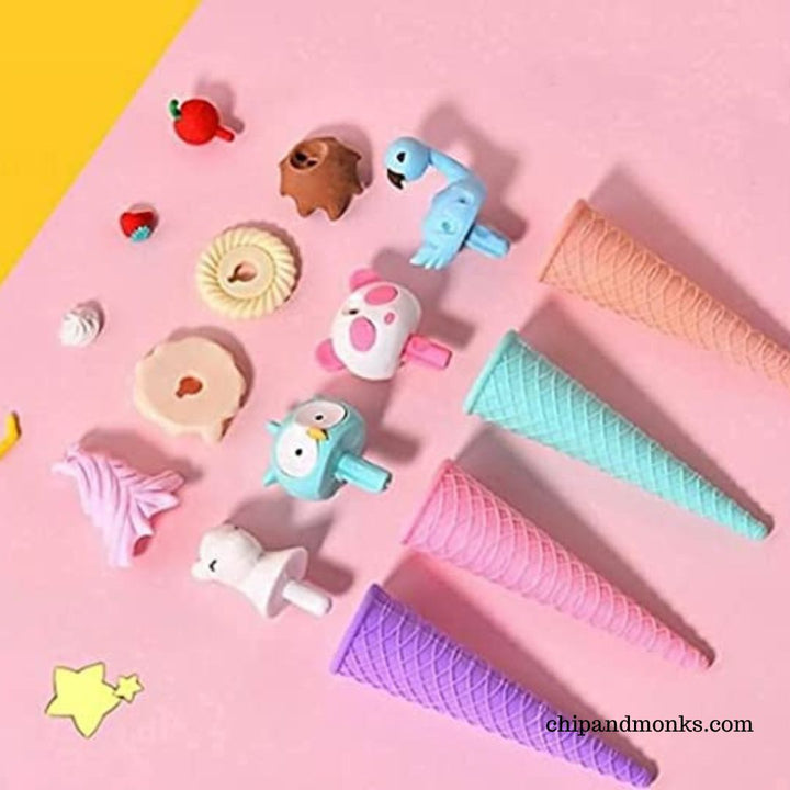 Ice-Cream Erasers