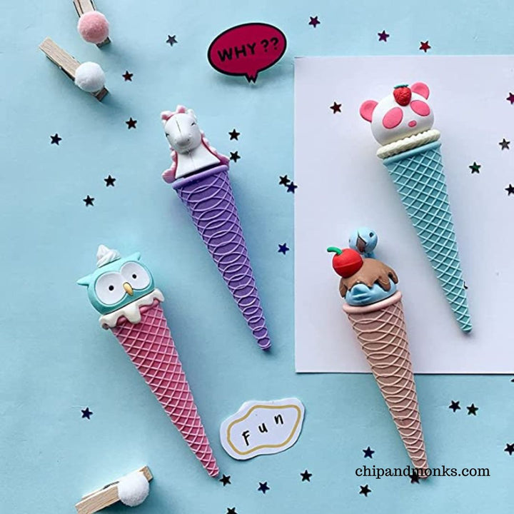 Ice-Cream Erasers