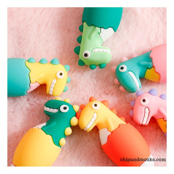 Adore Cute Dino Kids Toothbrush with Nano Bristles- Multicolor