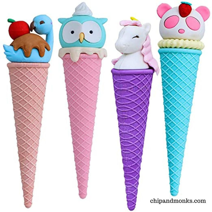 Ice-Cream Erasers