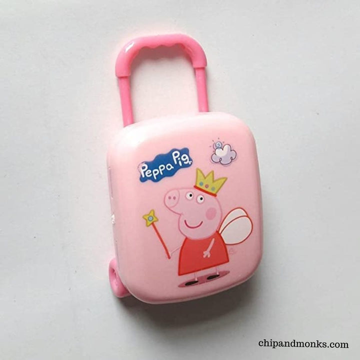 Pink Peppa Pig suitcase eraser