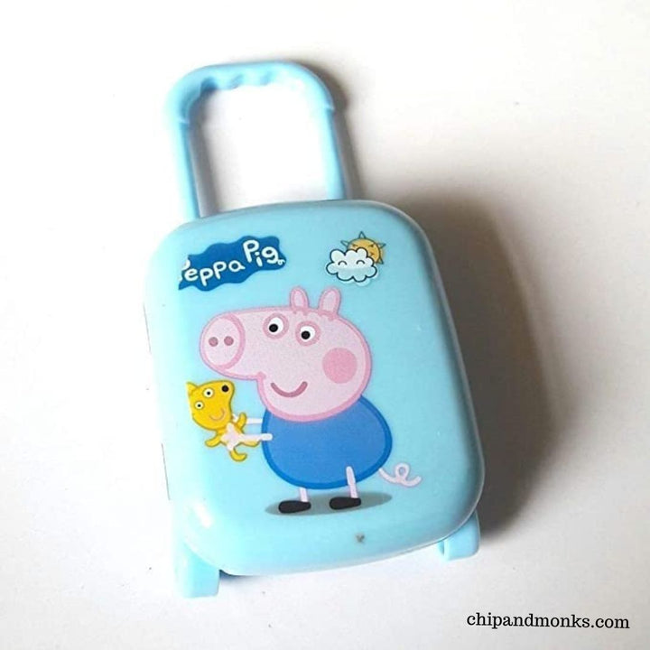 Blue Peppa pig suitcase eraser