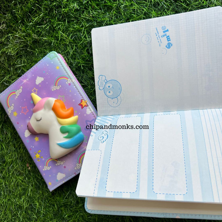 Squishy Destress Lazy Notebook A5 Diary