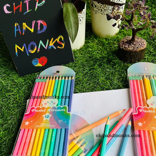 Pastel Colored Pencils Set