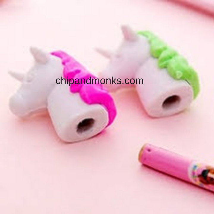 Unicorn Head Erasers