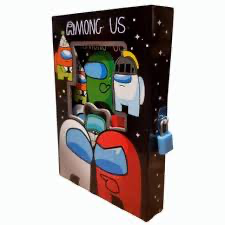 Among us lock diary