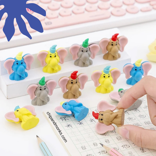 Elephant Erasers